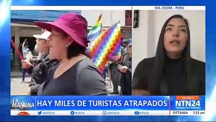 Colombiana que soñaba con conocer Cusco cuenta su historia tras quedar varada en medio de las protestas en Perú