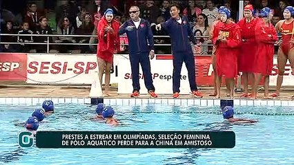 Seleção Brasileira de polo aquático perde para China em amistoso