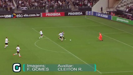 Veja o gol do Grêmio contra o Corinthians