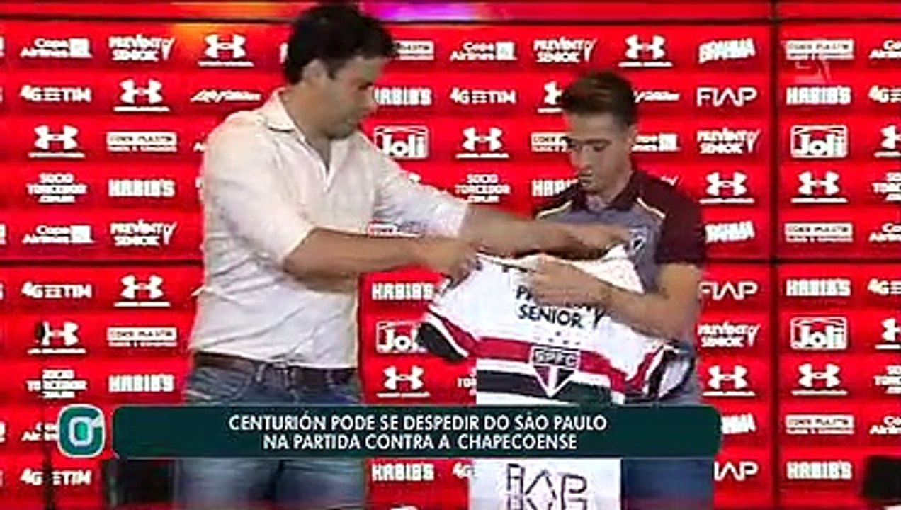 Centurión pode se despedir do São Paulo contra Chape