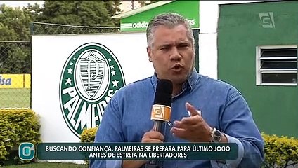 Palmeiras se prepara para último jogo antes de estreia na Libertadores