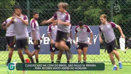 São Paulo se prepara para receber o Santo André no Morumbi
