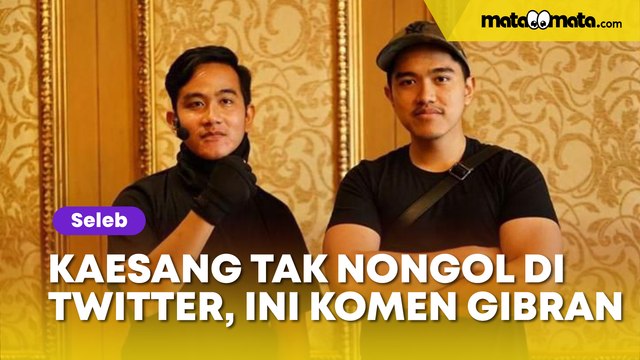 Kaesang Pangarep Tak Nongol 2 Hari di Twitter, Jawaban Gibran Rakabuming Bikin Ngakak: Keramas Lagi?