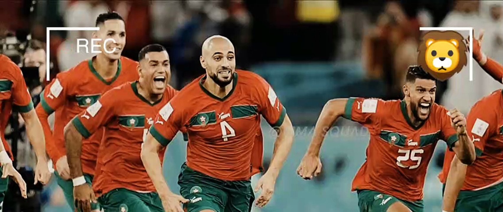 Khabib Nurmagomedov Meets Morocco Football Team And Congratulated Them | Khabib With Achraf Hakimi