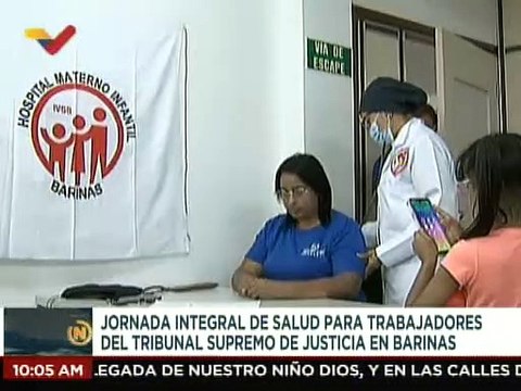 Personal del Tribunal Supremo de Justicia del edo. Barinas fueron favorecidos con jornada de salud