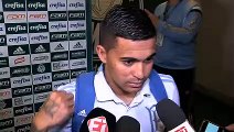 Jogadores do Palmeiras comentam a vitória diante do Atlético-MG