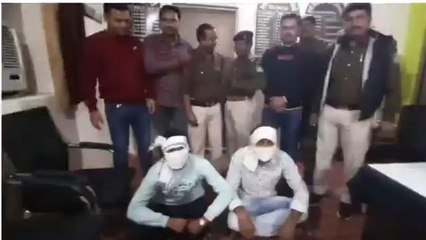 मुरैना: 5-5 हजार के इनामी पुलिस गिरफ़्त में,जनवरी माह मे दिया था वारदात को अंजाम