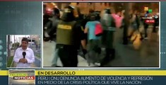 Represión en Perú deja 21 fallecidos y más de 600 heridos