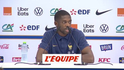 Dembélé : «L'équipe est plus importante, il ne faut pas penser à ses stats» - Foot - CM 2022 - Bleus
