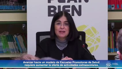 La ministra de Sanidad presenta en Alcalá de Henares un plan nacional contra la obesidad infantil