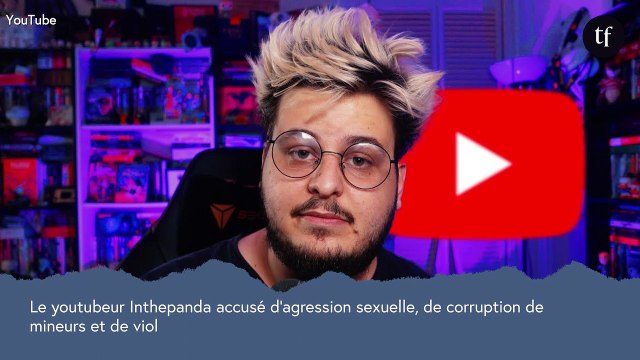 Le youtubeur Inthepanda accusé d'agression sexuelle, de corruption de mineurs et de viol