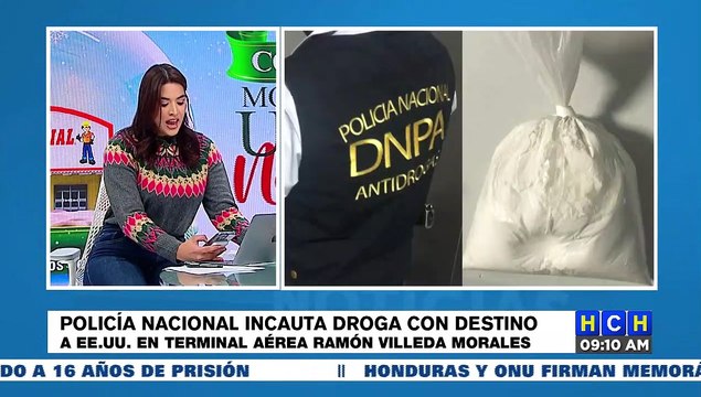 ¡Entre alimentos! Incautan cocaína oculta dentro de encomiendas en aeropuerto Villeda Morales