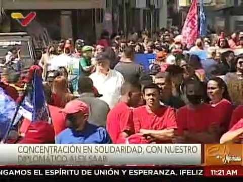 Venezolanas se concentran en espacios abiertos de la AN exigiendo la liberación de Alex Saab