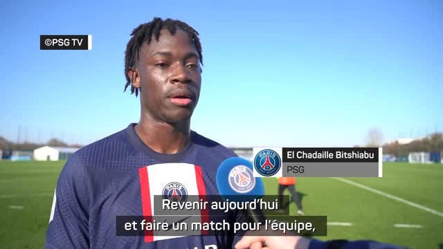 Amical - Bitshiabu après la victoire PSG en match de reprise : Ça fait du bien de rejouer