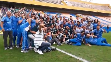 Sub-20 do Palmeiras comemora o bi do Paulista veja a festa dos jogadores