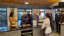 King Charles and Queen Consort visit Harrow community kitchen for afternoon tea