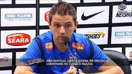 Montillo reencontra Cruzeiro com a camisa do Santos