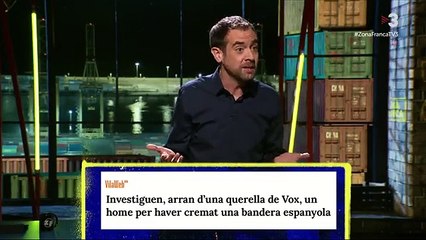 Así se burlan en TV3 de España y su bandera