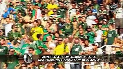 Vídeo Veja o que rolou nos bastidores da volta do Verdão