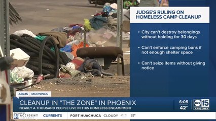 Clean-up to begin in 'The Zone' homeless encampment