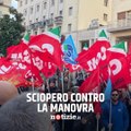 Cgil e Uil in piazza contro la Manovra del governo Meloni