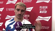 Qatar 2022 FIFA World Cup   France vs Morocco aftermatch interview - Griezmann’s France vs Messi’s Argentina
