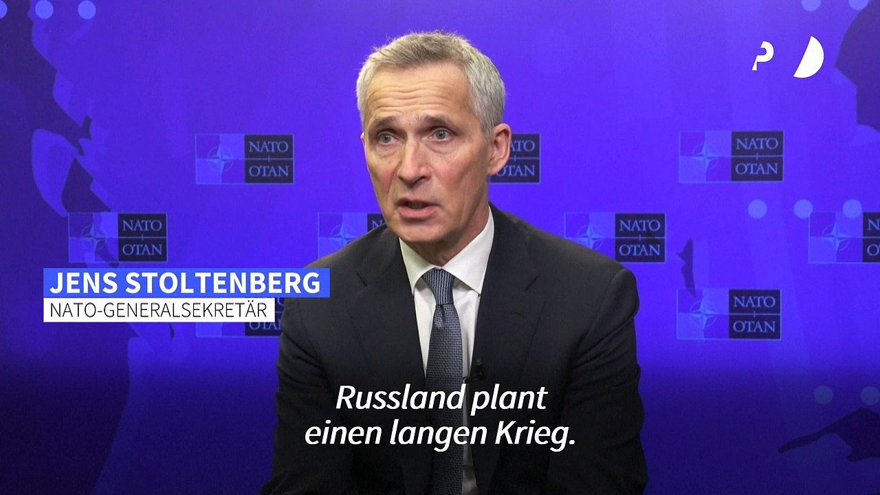 Nato-Generalsekretär: 'Russland plant einen langen Krieg'