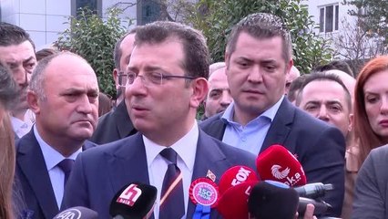 İBB Başkanı İmamoğlu: "Umarım istinaf sürecinden geri döner"