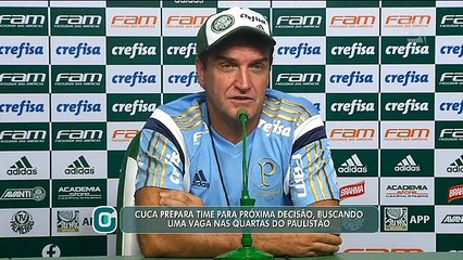 Cuca prepara Palmeiras para jogo decisivo contra o Mogi