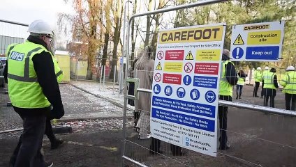 Ground-breaking ceremony in Leigh