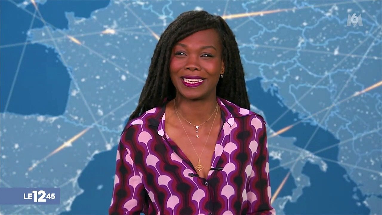 Kareen Guiock Thuram fait ses aurevoirs aux téléspectateurs du "12.45" sur M6 alors qu'elle entame une pause de plusieurs mois - M6