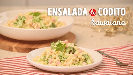 Receta de ensalada de codito hawaiana en solo 4 pasos