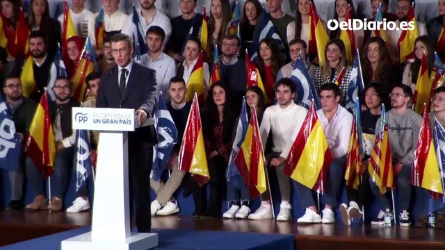 Feijóo: Le decimos a los socialistas, que no a los 'sanchistas', que se unan a nosotros