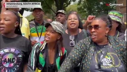 Watch: Thousands of delegates of the African National Congress to elect new leader