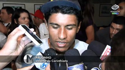 Tite e atletas do Timão comemoram vantagem conquista no jogo de ida