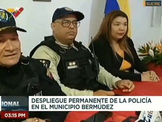 Sucre | Policía del municipio Bermúdez se mantiene en resguardo permanente de la ciudadanía