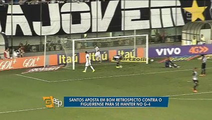 Santos aposta em bom retrospecto contra o Figueirense para se manter no G4