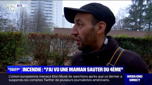 Incendie mortel à Vaulx-en-Velin: J'ai vu une maman sauter du 4e étage , raconte un témoin