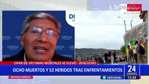 Se incrementa a ocho fallecidos y 52 heridos en Ayacucho, según Diresa