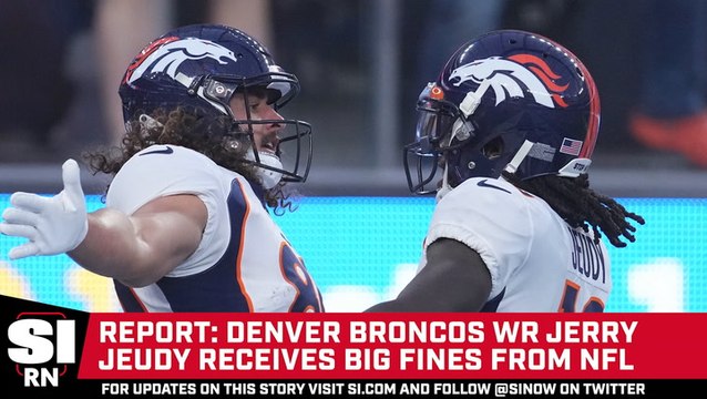 Broncos WR Jerry Jeudy Fined By NFL