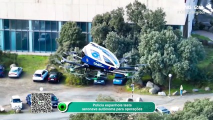 Polícia espanhola testa aeronave autônoma para operações