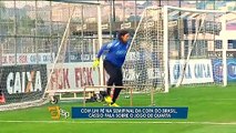 Cássio pede cuidado ao Corinthians contra o Atlético-MG
