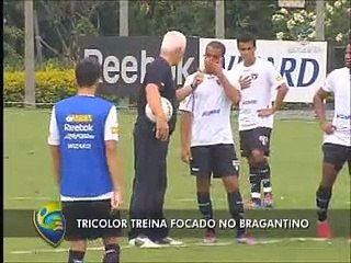 São Paulo treina visando partida contra o Bragantino
