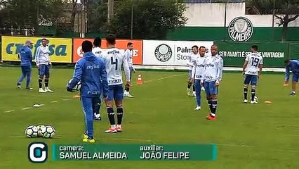 Imagens do treino do Palmeiras desta terça-feira