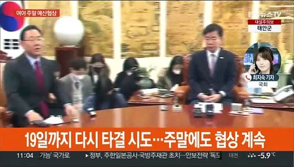 표류하는 새해 예산안…신경전 속 주말 협상 계속