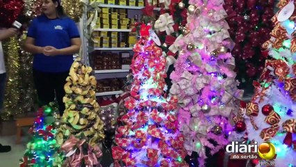 Com fim da pandemia, venda de artigos natalinos voltam a crescer no comércio de Sousa