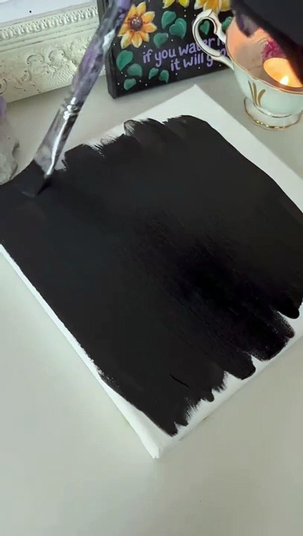 Nothing was real…it was all an illusion new window technique painting! #artidea #acrylicpainting