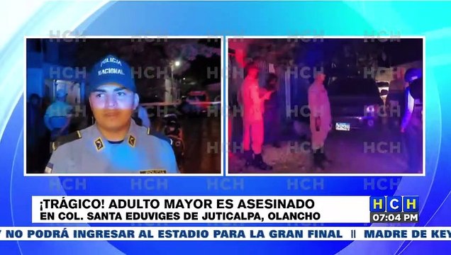 ¡Lamentable! Asesinan a una persona de la tercera edad en colonia Santa Eduviges, Juticalpa, Olancho