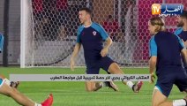 المنتخب الكرواتي يجري آخر حصة تدريبية قبل مواجهة المغرب