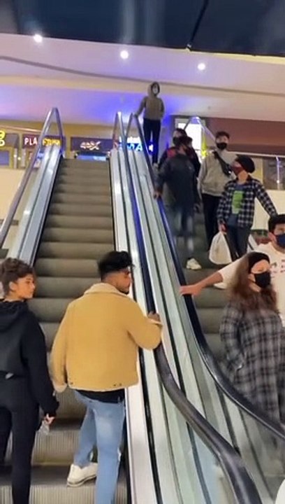 Elevator prank on Cute Girl 